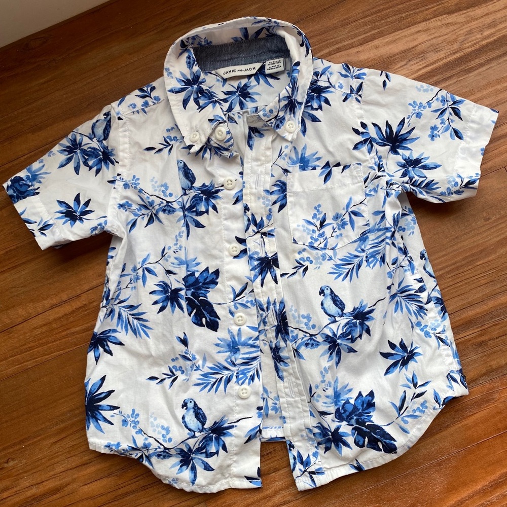 Janie and jack button down shirt